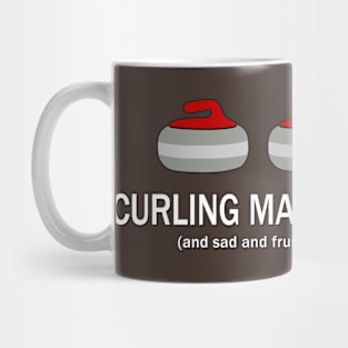 Curling Makes Me Happy Mug